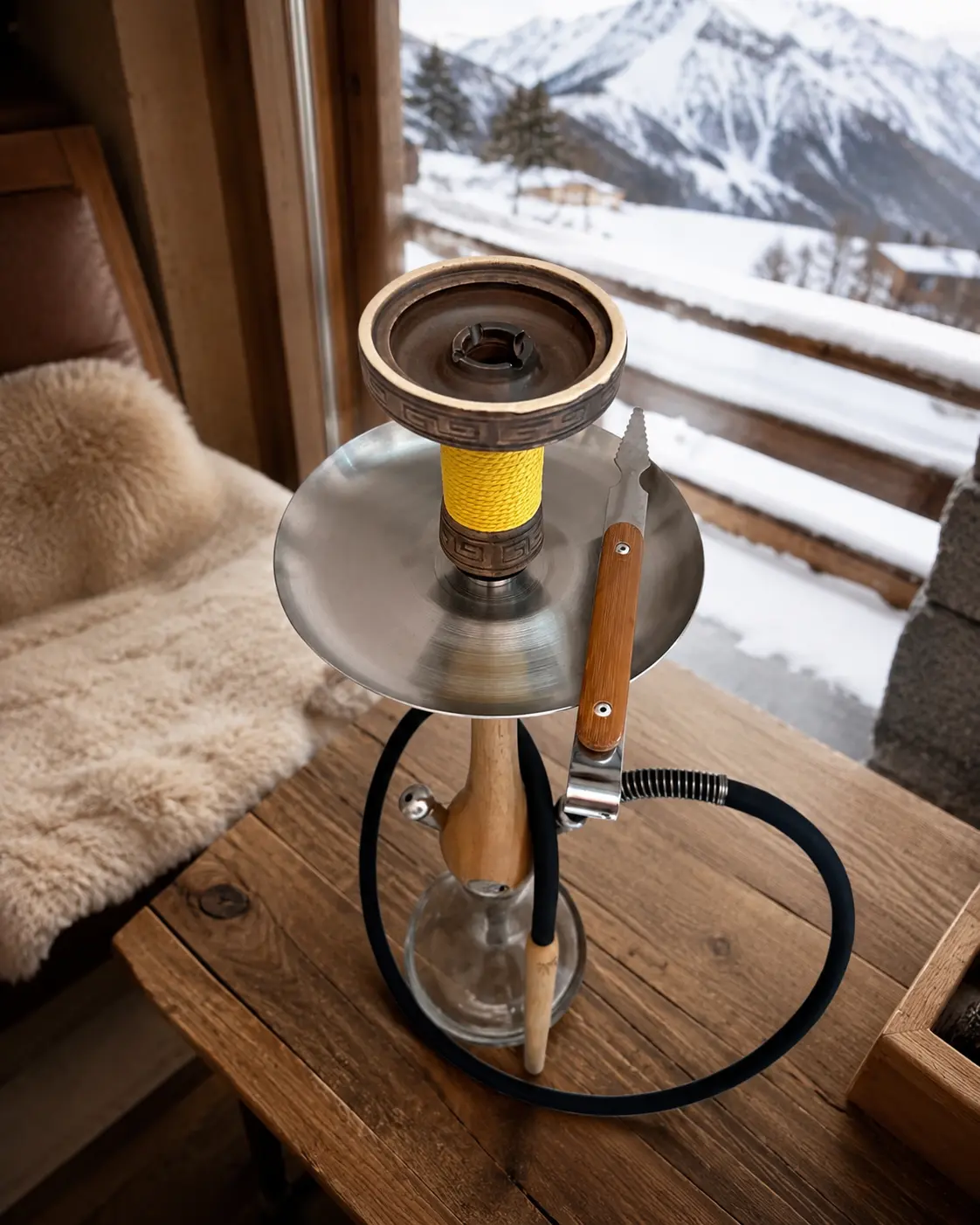 Chicha premium WOOKAH — Après-ski en chalet